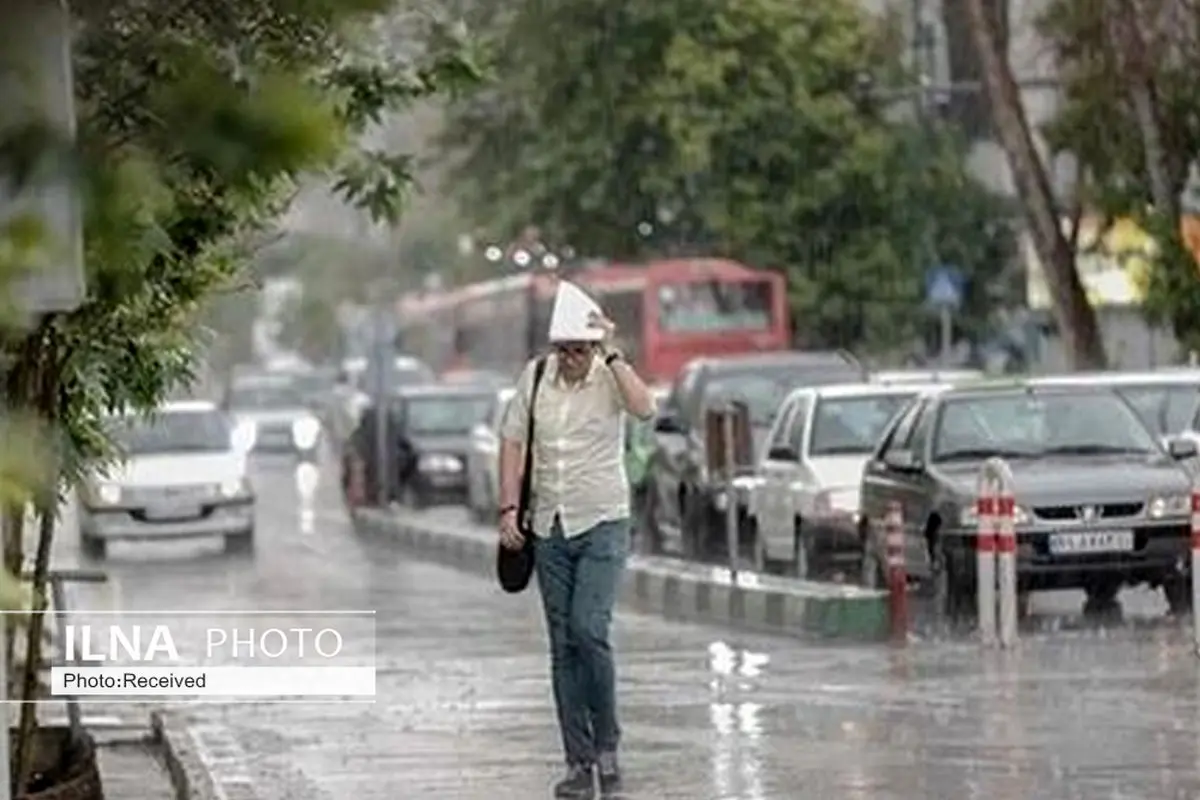 بارش باران در اغلب مناطق کشور