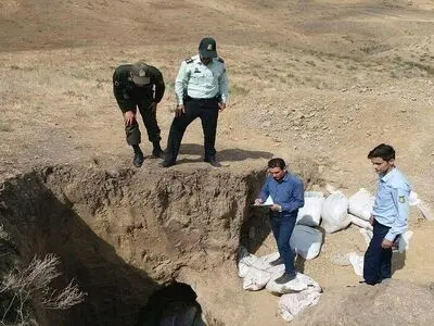 دستگیری 2 حفار غیرمجاز در شهرستان ساوه 