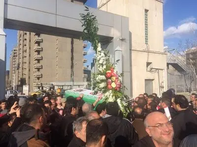 مراسم تشییع پیکر همایون بهزادی برگزار شد