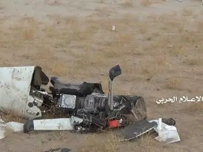 سرنگونی پهپاد جاسوسی ائتلاف متجاوز سعودی در نجران 