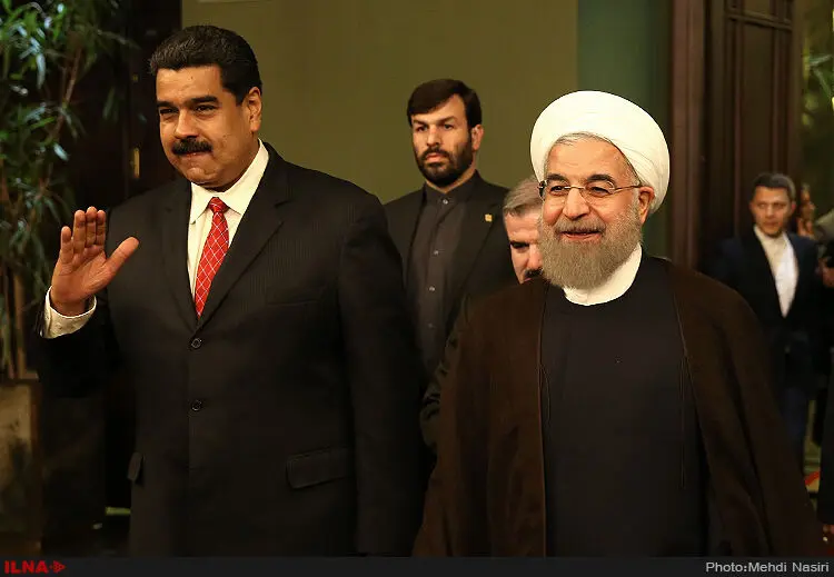 رییس‌جمهور ونزوئلا وارد تهران شد/ استقبال رسمی روحانی از مادورو +تصاویر