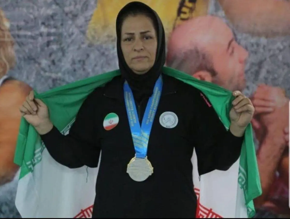 کسب مدال طلا بانوی نیشابوری در رقابت‌های مچ اندازی آسیا 