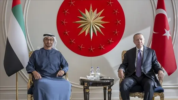 دیدار بن زاید با اردوغان در استانبول