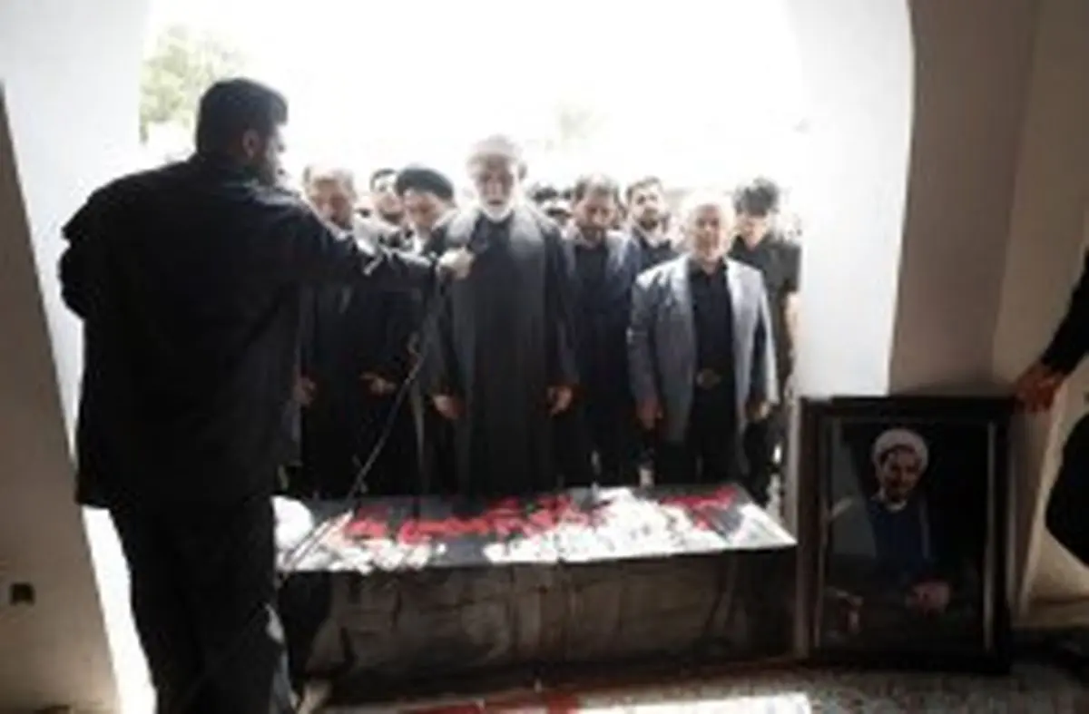 تشییع با شکوه پیکر حجتالاسلام والمسلمین عبدالرحمان یوسفپور در جزیره کیش