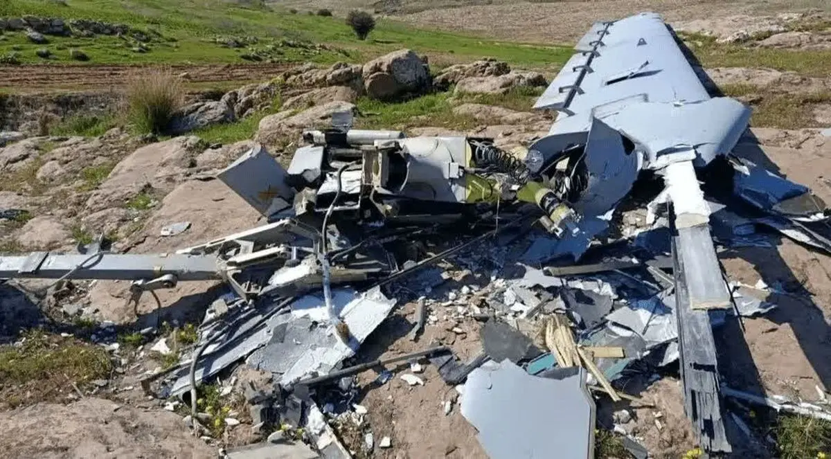 انهدام یک فروند پهپاد پیشرفته MQ9 در آسمان شهرستان خمین