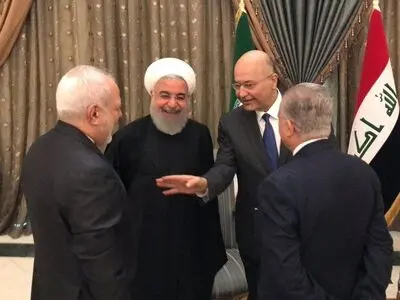 ظریف یلخص نتائج زیارة الرئیس روحانی للعراق فی یومها الاول