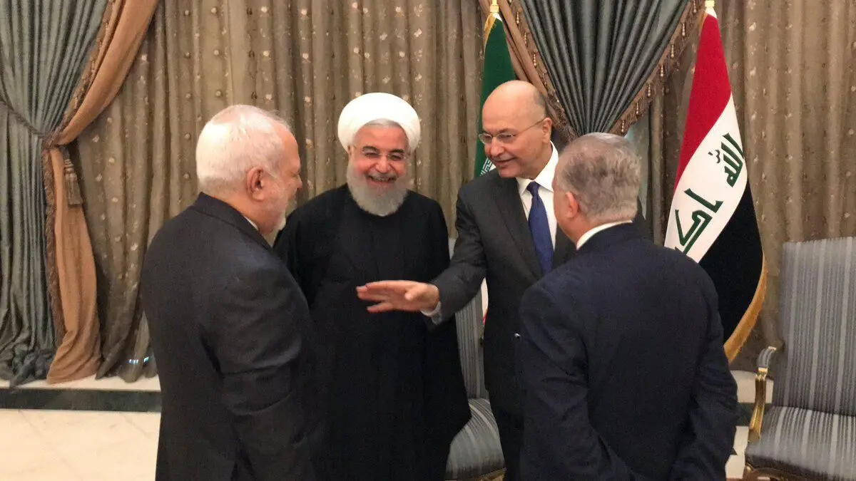 ظریف یلخص نتائج زیارة الرئیس روحانی للعراق فی یومها الاول