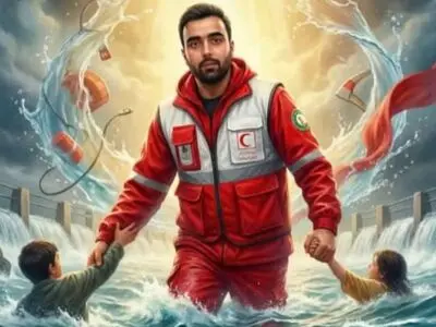 شبی تلخ در حسین‌آباد جهرم/تشریح جزئیات حادثه برای امدادگر هلال احمر فارس 