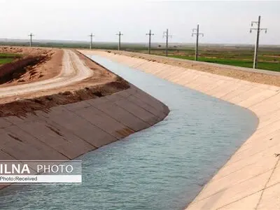 اجرای ۵.۴ کیلومتر کانال انتقال آب در قزوین برای کاهش هدررفت منابع آبی