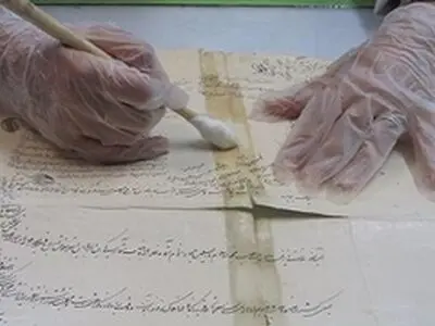 سند خطی ۱۴۰ ساله سمنان مرمت شد