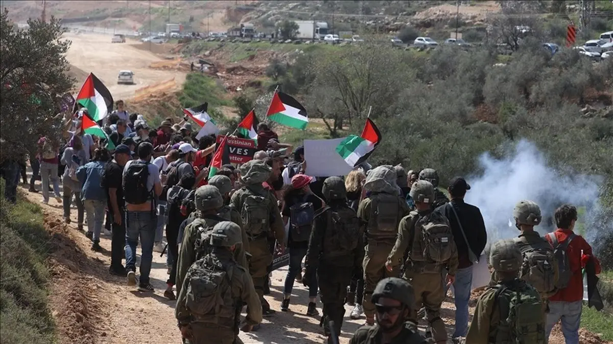 مجروح شدن ۳ فلسطینی در پی درگیری‌ها در کرانه باختری
