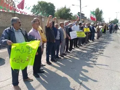 تجمع بازنشستگان تامین اجتماعی در چند شهر