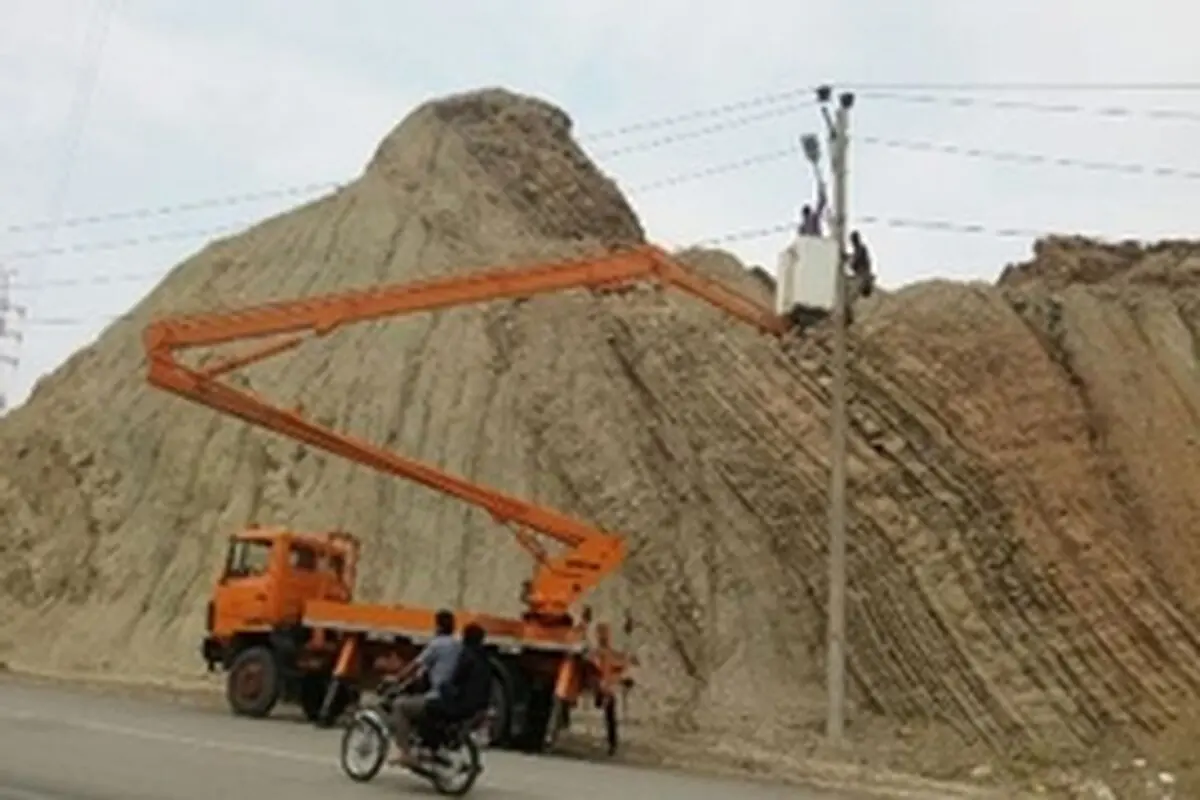 تکمیل روشنایی یک محور سانحه خیز در جنوب خوزستان