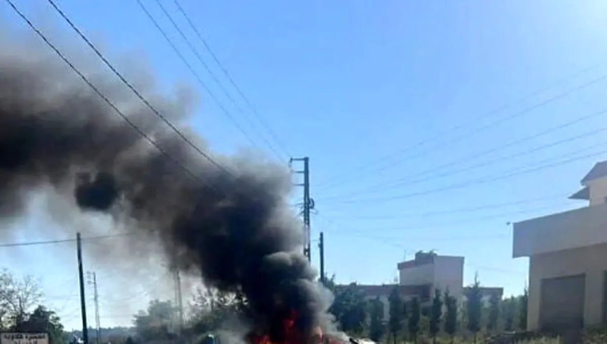 حمله پهپادی رژیم صهیونیستی به یک خودرو در جنوب لبنان