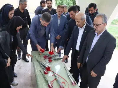 مراسم بزرگداشت روز ملی شهدای ورزشکار در اهواز برگزار شد 