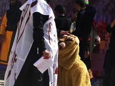 تعزیه شهادت حضرت امام حسین(ع) / روستای کره موچی شهرستان لامرد