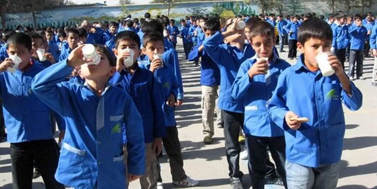  شیر رایگان از فردا در مدارس توزیع می‌شود