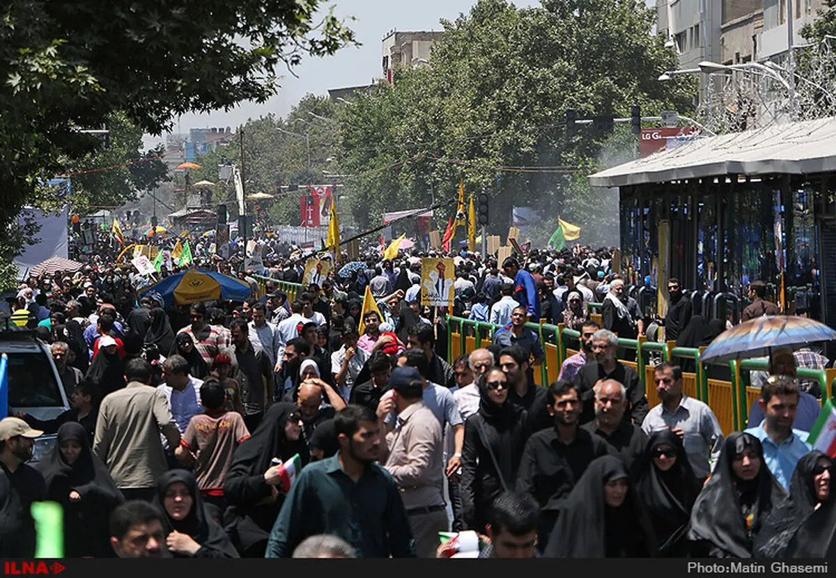طنین ندای آزادی قدس در سراسر کشور/ حضور چشمگیر مردم و مسئولان در حمایت از فلسطین + تصاویر