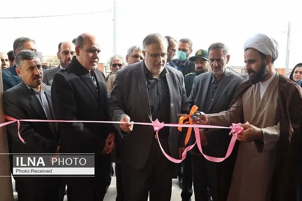 2 طرح بهداشتی و راه در شهرستان بوئین‌ زهرا افتتاح شد