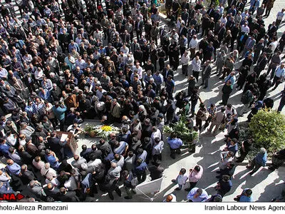 مراسم تشییع پیکر مهران دوستی
