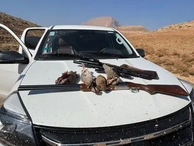 برخورد قاطع با شکار غیرمجاز در منطقه حفاظت شده کوه قلات وتنگ سرخ/ دو متخلف دستگیر شدند