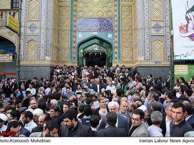 مراسم ترحیم همسر آیت الله خاتمی