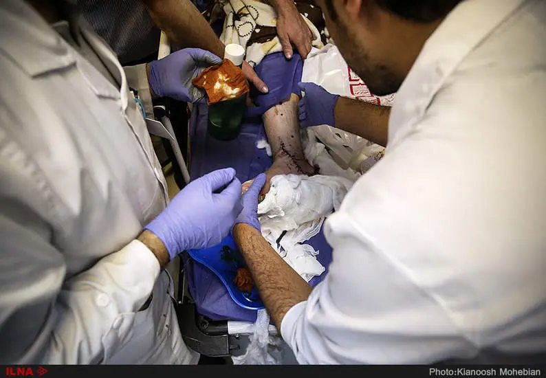 مصدومان زلزله غرب ایران در بیمارستان های تهران