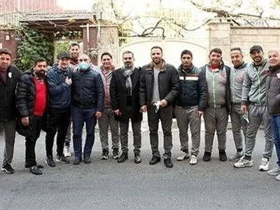  عیادت پرسپولیسی‌ها از پروین 