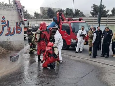 نشت گاز آمونیاک در کارخانه‌ای در بزرگراه بعثت 