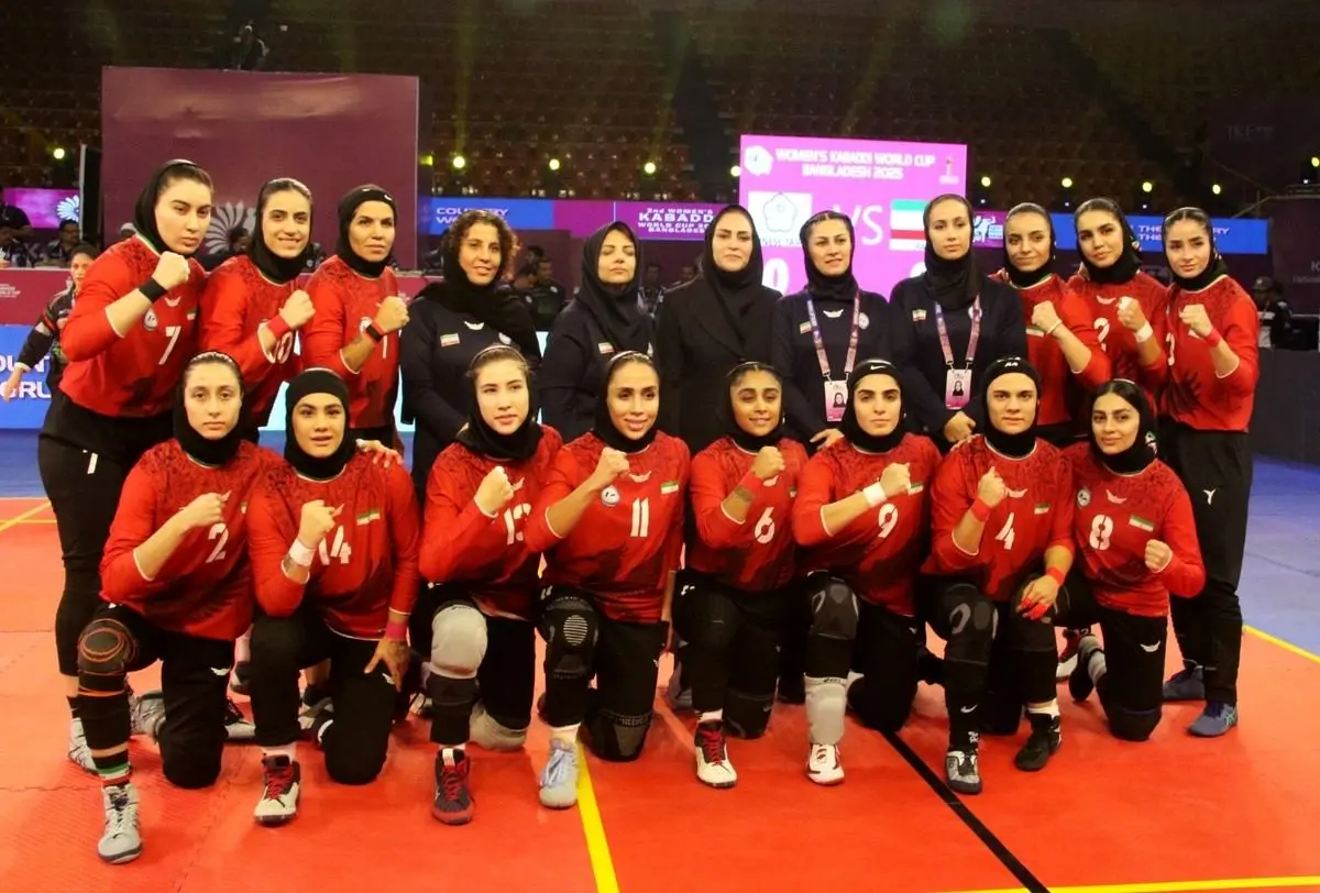 شکست تیم ملی کبدی بانوان ایران برابر چین تایپه