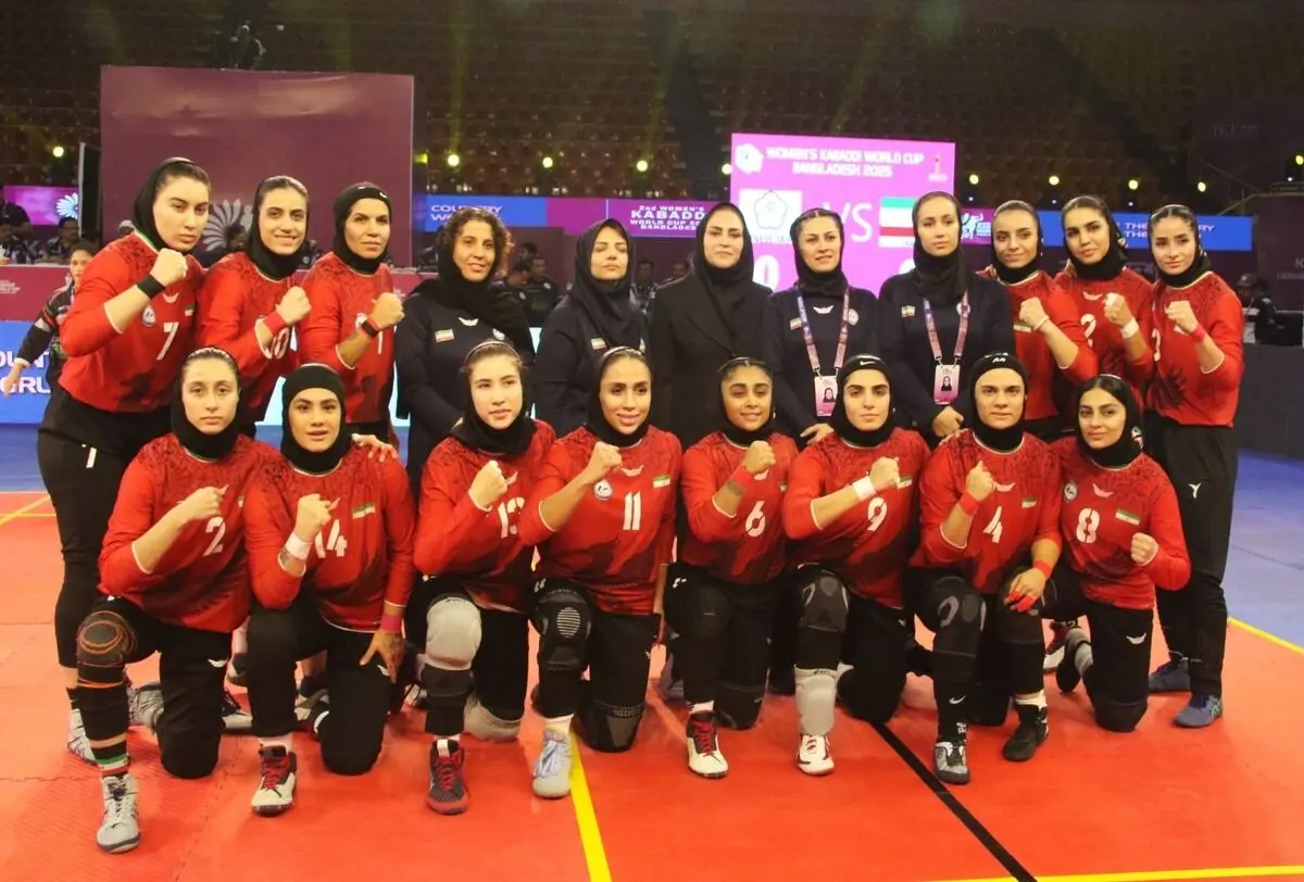 شکست تیم ملی کبدی بانوان ایران برابر چین تایپه