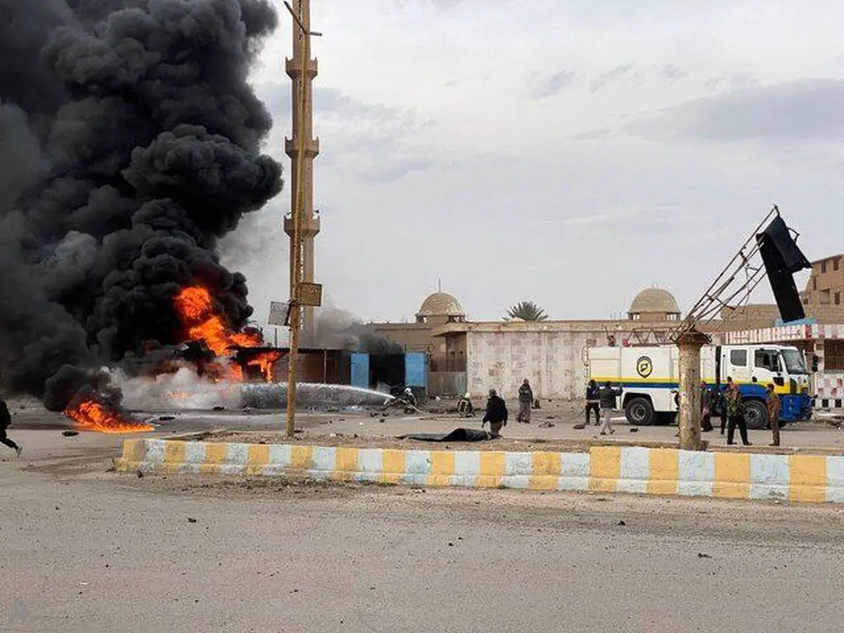 انفجار خودروی بمب‌گذاری‌شده در البوکمال سوریه