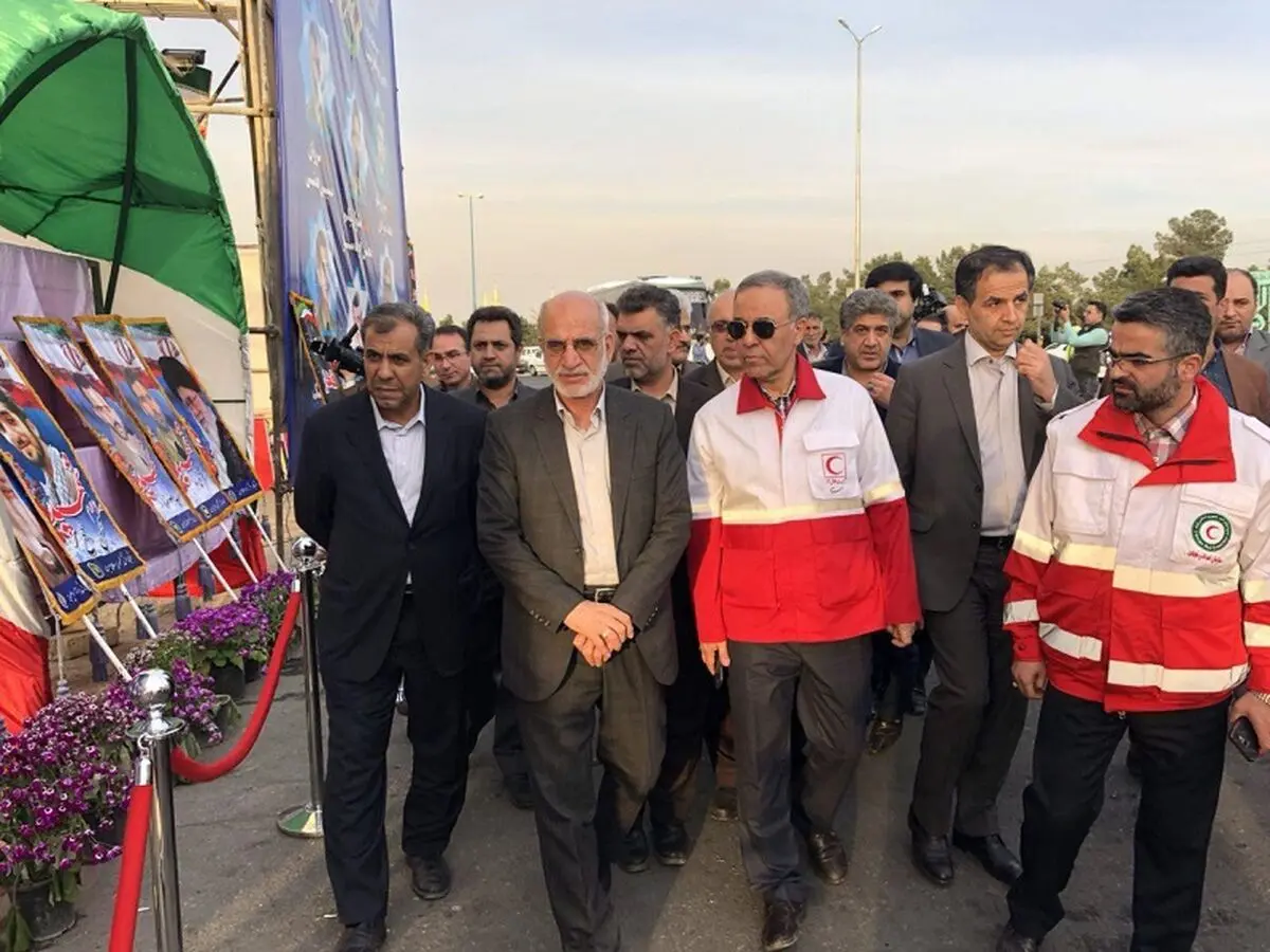 بازدید استاندار تهران از ستاد سفرهای نوروزی عوارضی تهران- قم