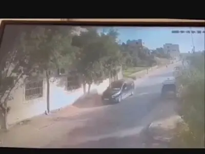 زیرگرفتن دو دانش آموز فلسطینی توسط صهیونیست‌ ها +فیلم