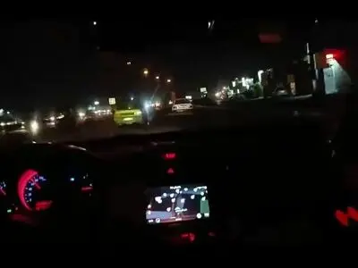 تعقیب و گریز سارقان در بزرگراه سعیدی تهران + فیلم