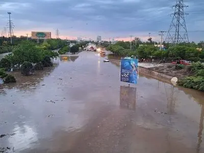 بارندگی شدید و سیلاب در مشهد