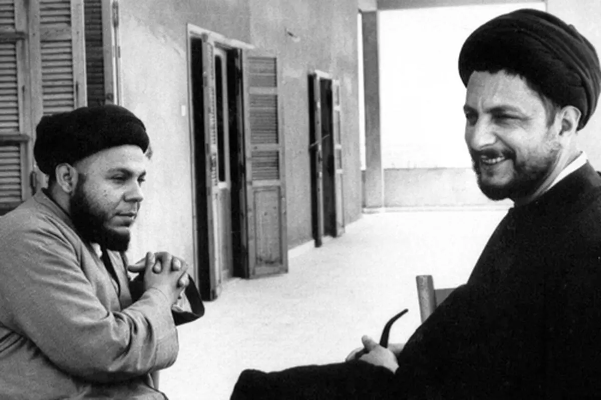 سید محمدباقر صدر در کنار امام موسی صدر