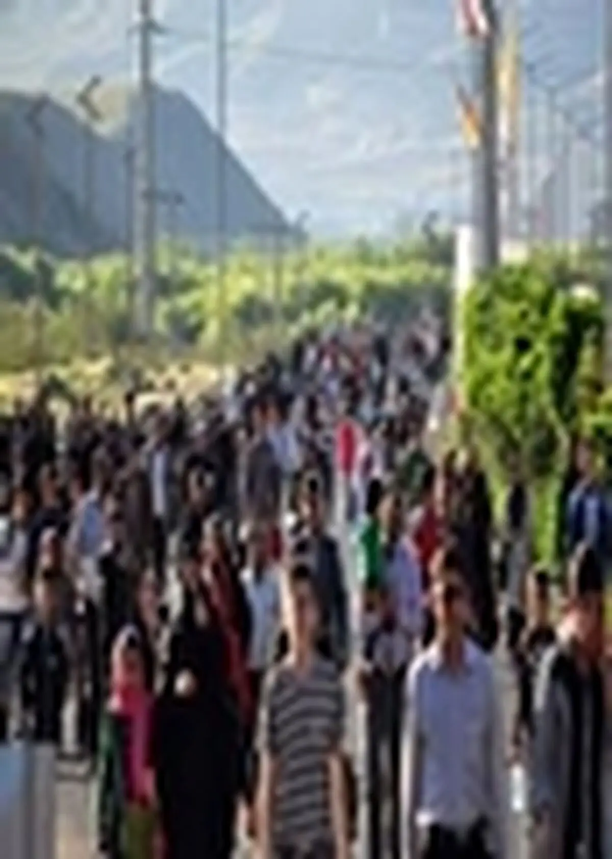 برگزاری همایش پیاده روی خانوادگی در فومن