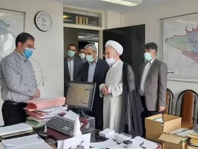 بازدید دادستان انتظامی قضات از ستاد محاکم تهران و مجتمع کارکنان دولت