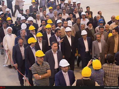 افتتاح کارخانه فولاد کویر دامغان باحضور معاون اول رئیس جمهور 