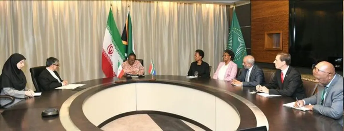 دیدار خداحافظی سفیر ایران با وزیر امور خارجه آفریقای جنوبی
