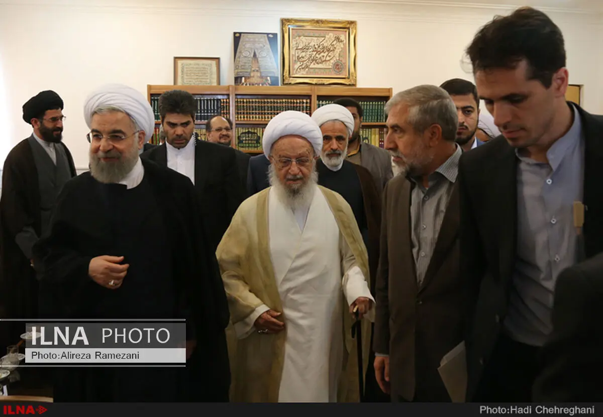 ۱۰  نکته‌ای که آیت‌الله مکارم به رئیس‌جمهور یادآور شد 