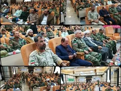 مراسم معارفه فرمانده قرارگاه عملیاتی شهید منظم تولایی در تایباد برگزار شد