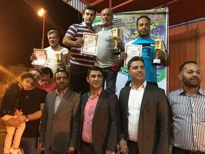 بندر امام خمینی قهرمان مسابقات ۵ جانبه کُشتی پهلوانک ها جام شهید ولی الله الهدادی شد 