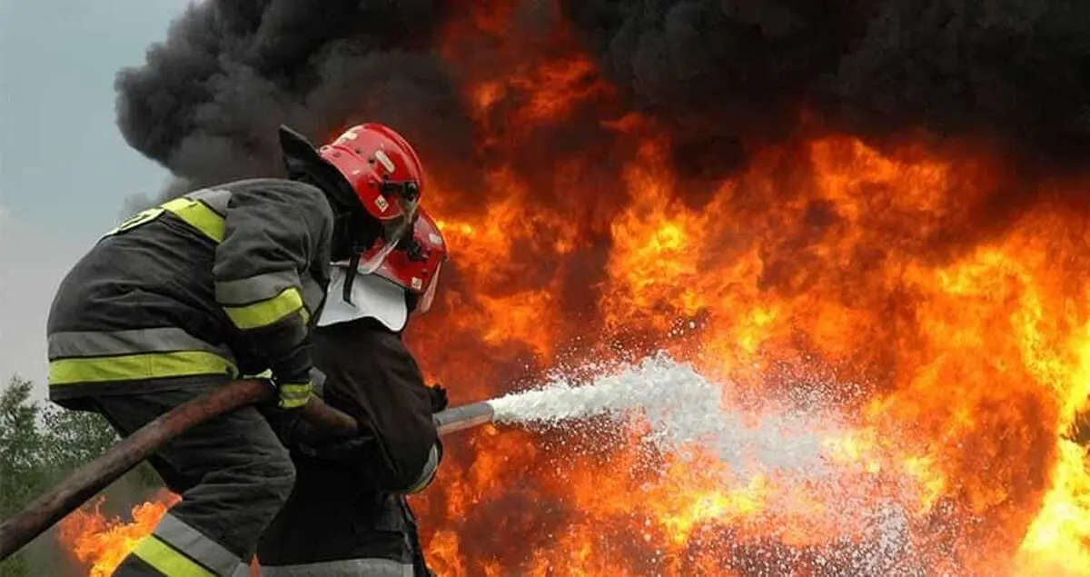آتش‌سوزی بزرگ در شرکت پارس پلیمر کاسپین