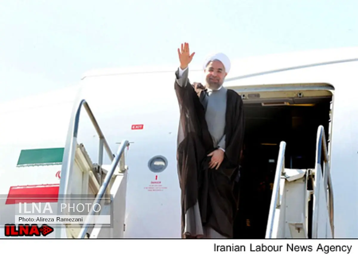 روحانی وارد استان خراسان شمالی شد