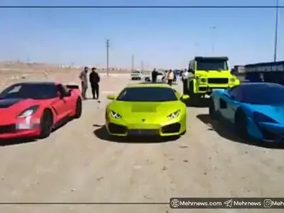 توقیف خودروهای لاکچری خبرساز جاده هراز + فیلم