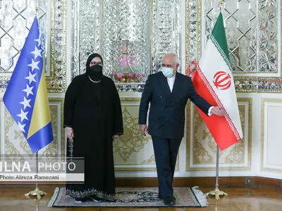 دیدار وزیر امور خارجه بوسنی و هرزگوین با محمد جواد ظریف