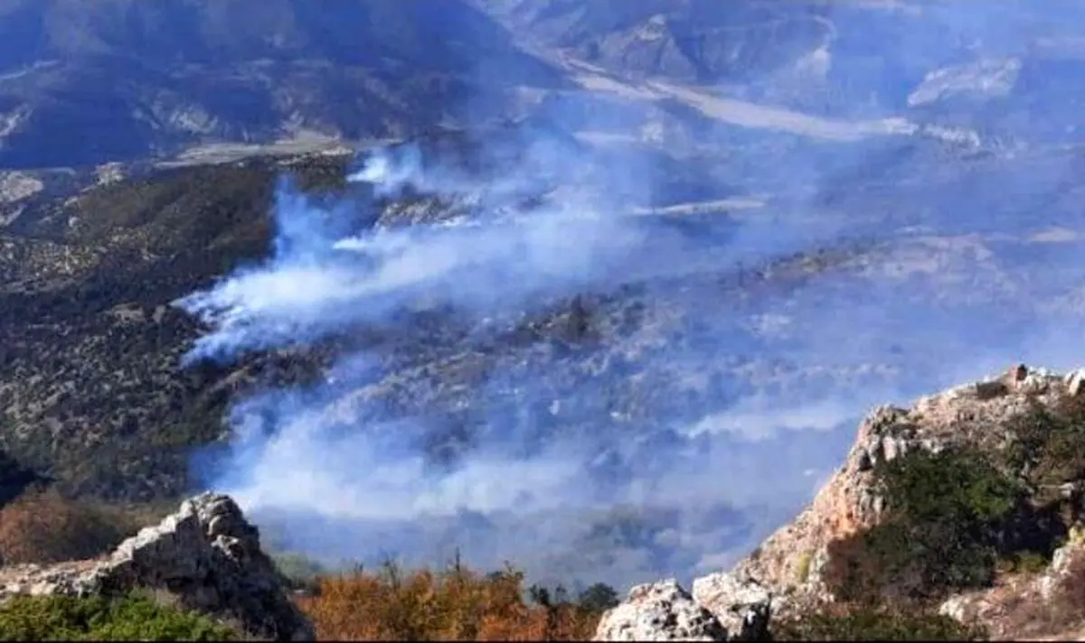 آتش سوزی در ارتفاعات درازنوی کردکوی