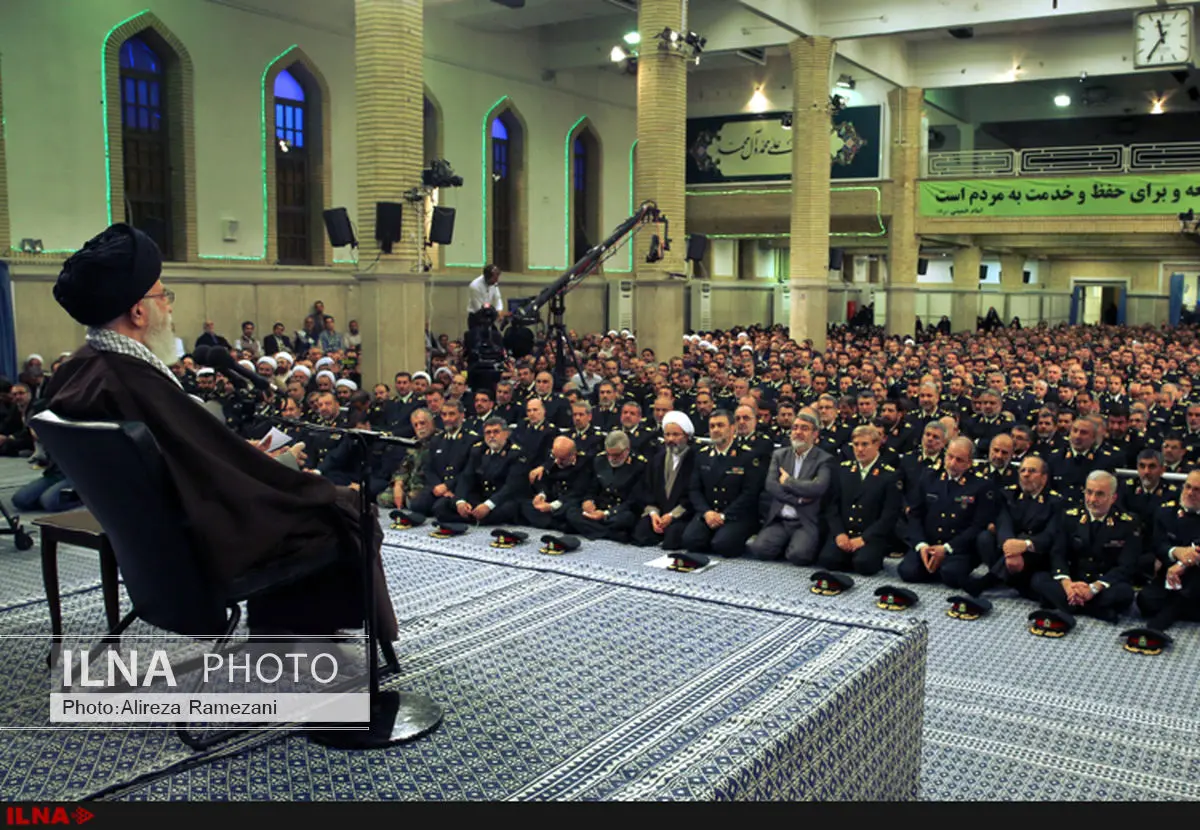 فیلم / بیانات رهبر انقلاب در دیدار با فرماندهان نیروی انتظامی